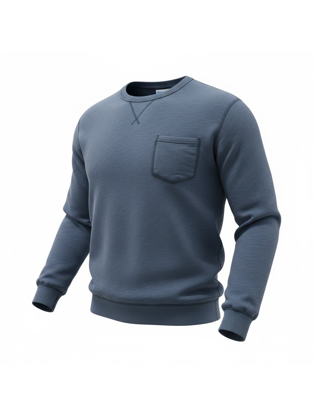 J.Crew Knit Goods Blue Pocket Sweatshirt - Size M